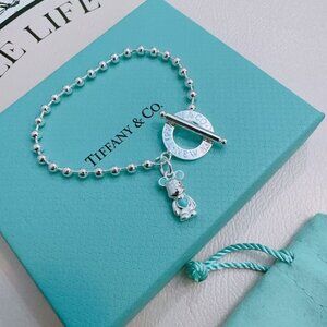 Tiffany&Co. Bear Pendant Bracelet  Couples Bracelet  Unisex